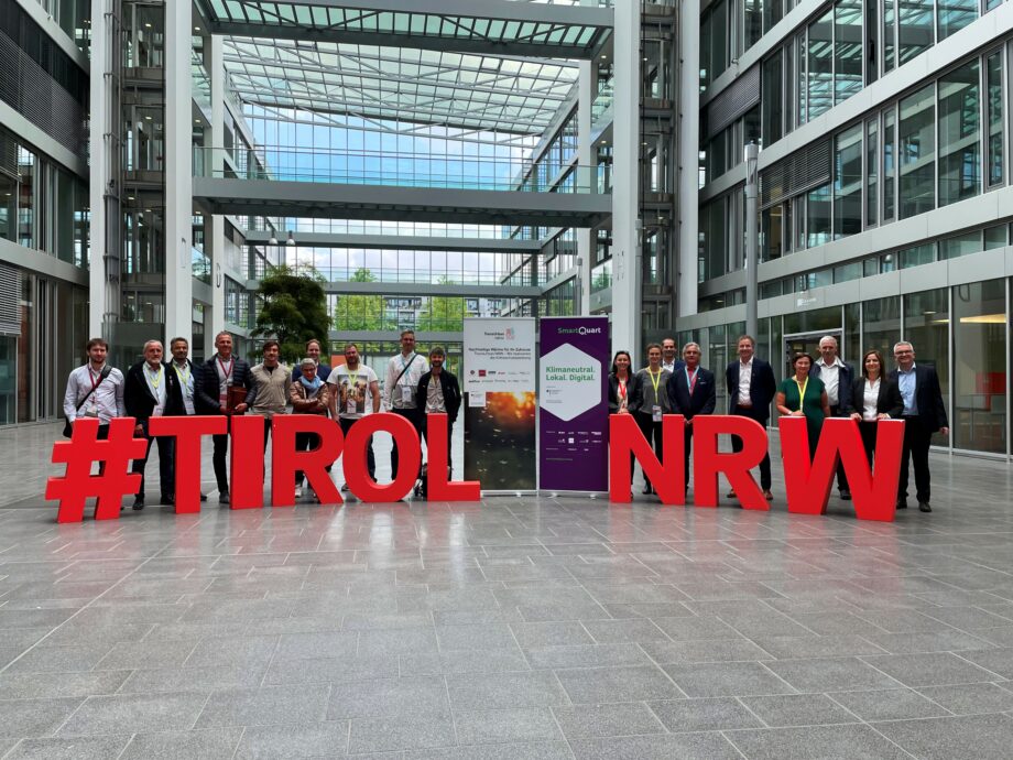 Gruppenbild Tiroler Delegation und TransUrban.NRW und SmartQuart